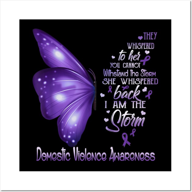 Domestic Violence Awareness Wall Art by sevalyilmazardal